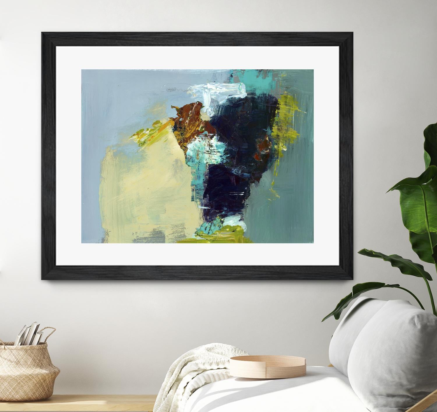 Absence by Fiona Hoop on GIANT ART - yellow abstract