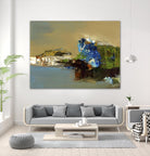 Make Room by Fiona Hoops on GIANT ART - blue abstract