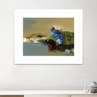 Make Room by Fiona Hoops on GIANT ART - blue abstract