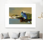 Make Room by Fiona Hoops on GIANT ART - blue abstract