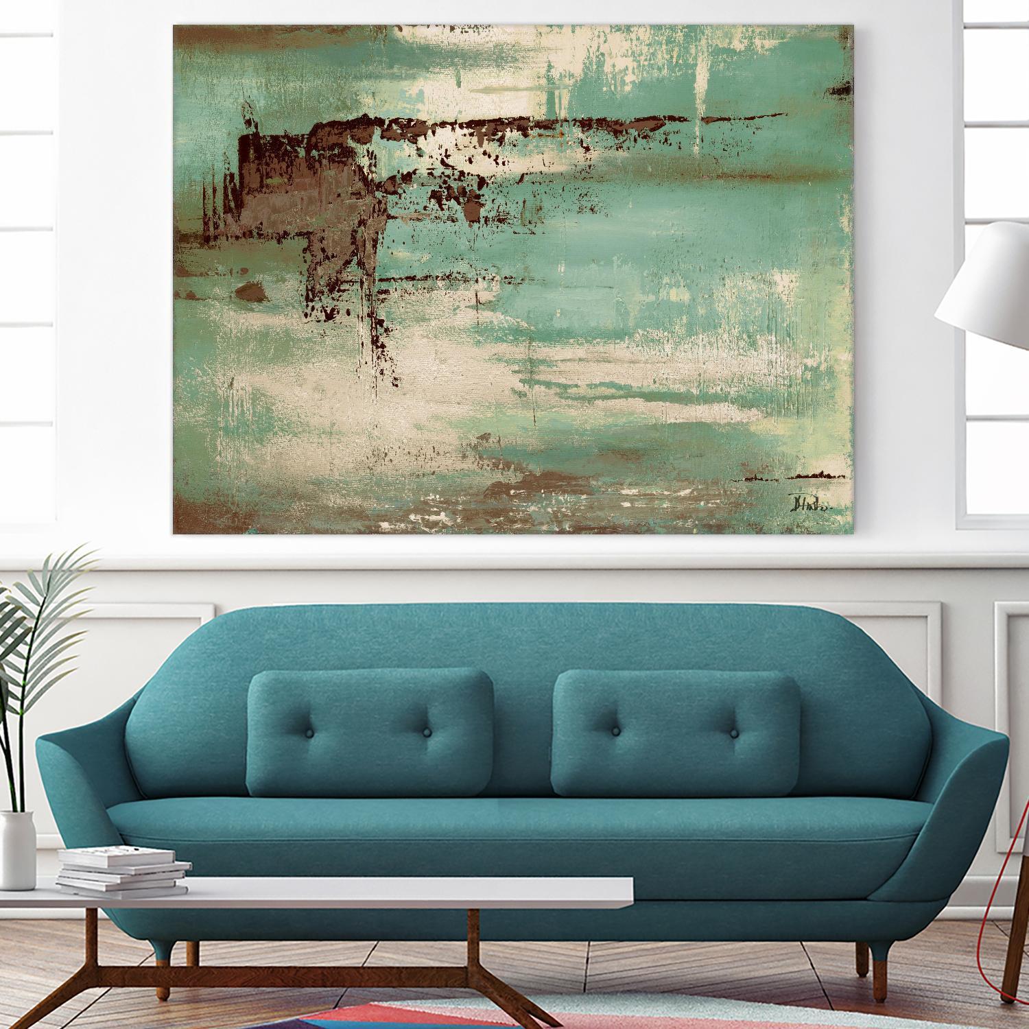 The Teal and Brown Ones by Patricia Pinto on GIANT ART - abstract