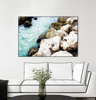 Blue Water Through The Rocks by Acosta on GIANT ART - coastal photography