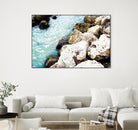 Blue Water Through The Rocks by Acosta on GIANT ART - coastal photography