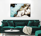 Blue Water Through The Rocks by Acosta on GIANT ART - coastal photography
