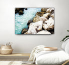 Blue Water Through The Rocks by Acosta on GIANT ART - coastal photography
