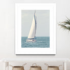 Sailboat In The Ocean by Kathy Mansfield on GIANT ART - coastal