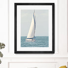 Sailboat In The Ocean by Kathy Mansfield on GIANT ART - coastal