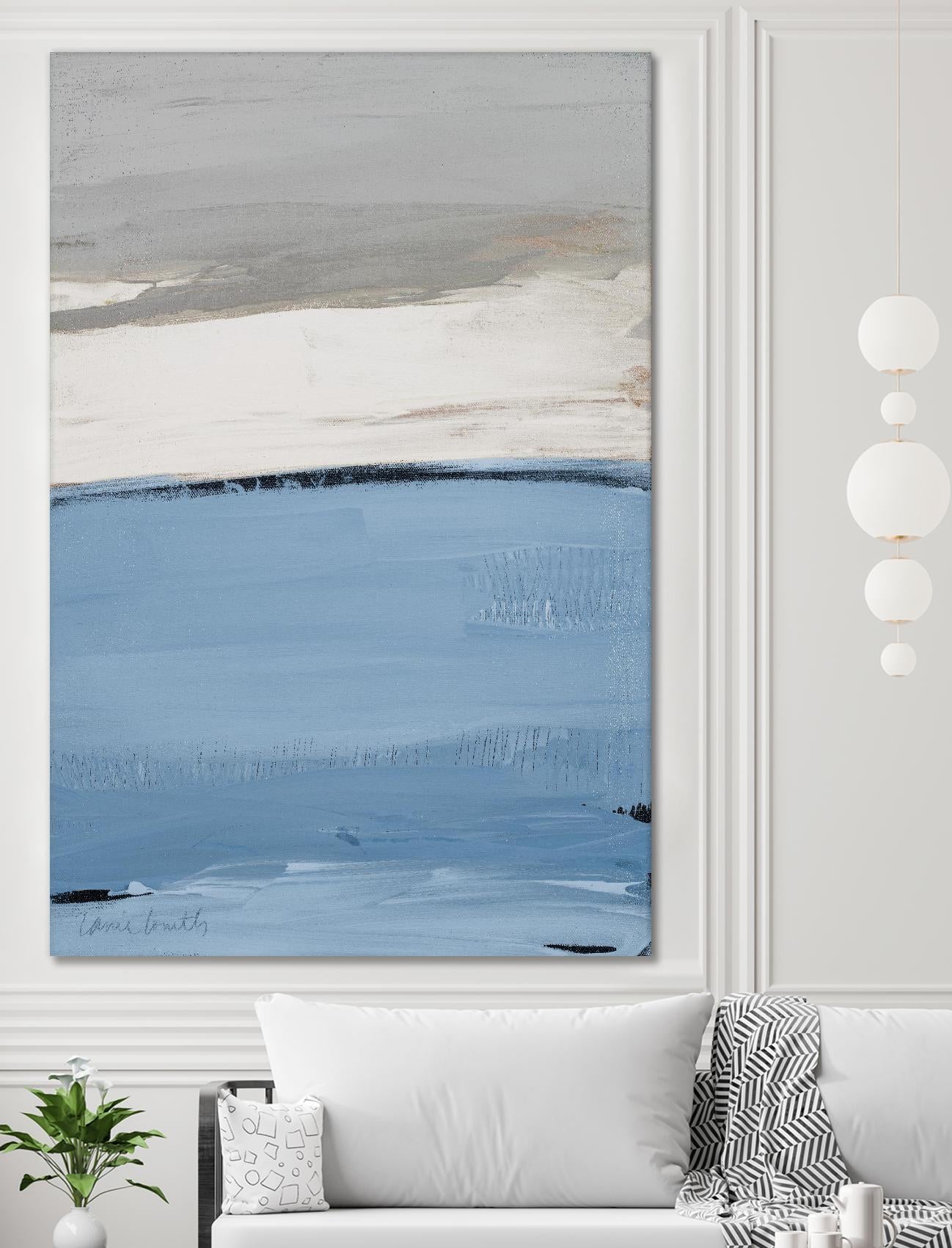 Blue Flatlands I by Lanie Loreth on GIANT ART - abstract