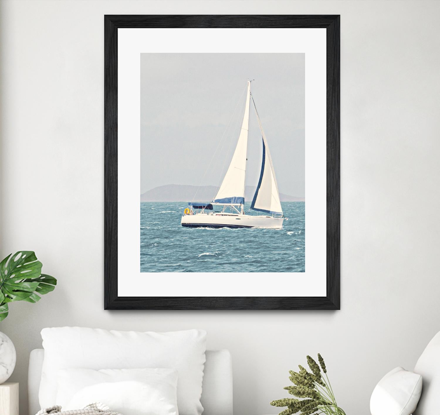 Sailing The Ocean by Kathy Mansfield on GIANT ART - coastal