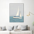 Sailing The Ocean by Kathy Mansfield on GIANT ART - coastal