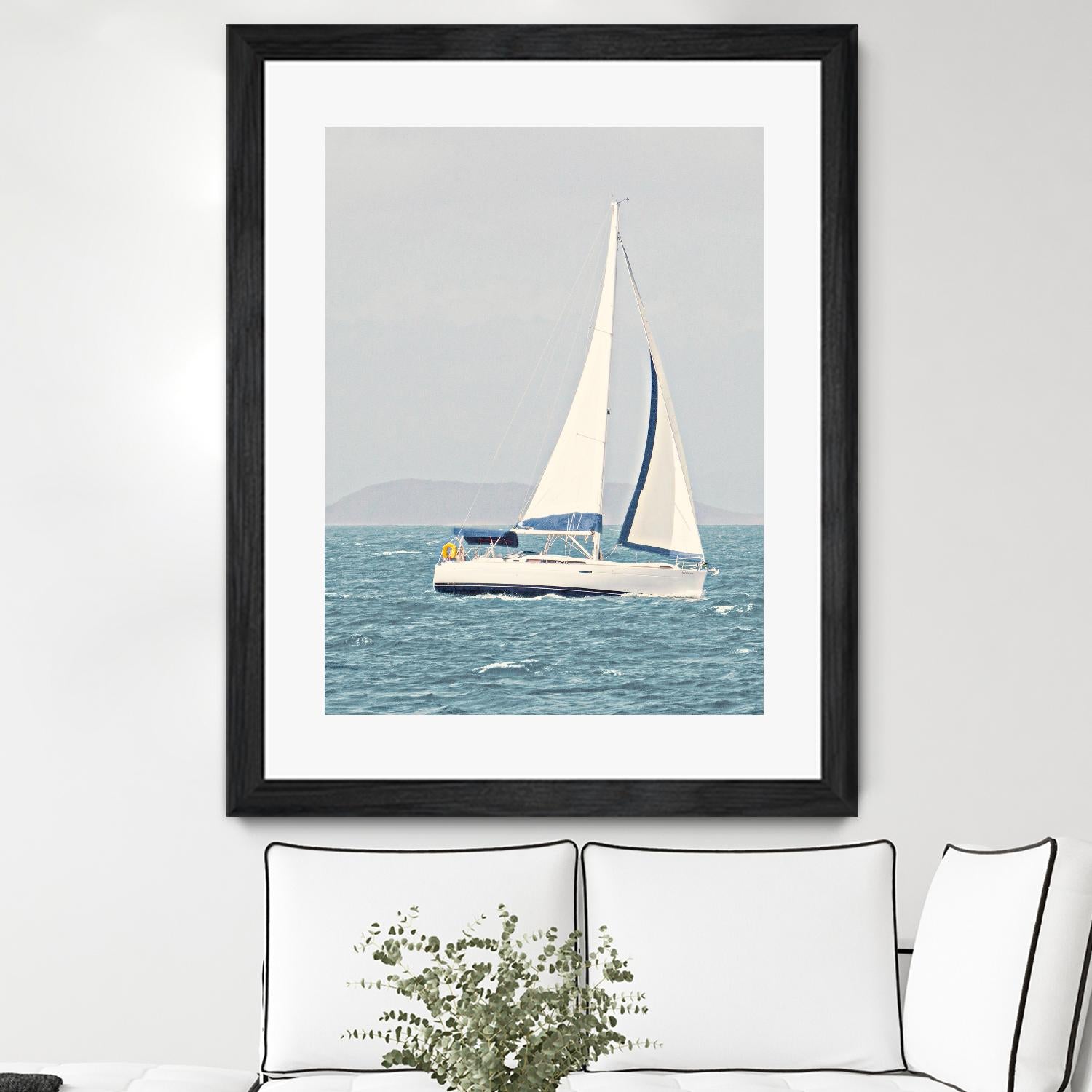 Sailing The Ocean by Kathy Mansfield on GIANT ART - coastal
