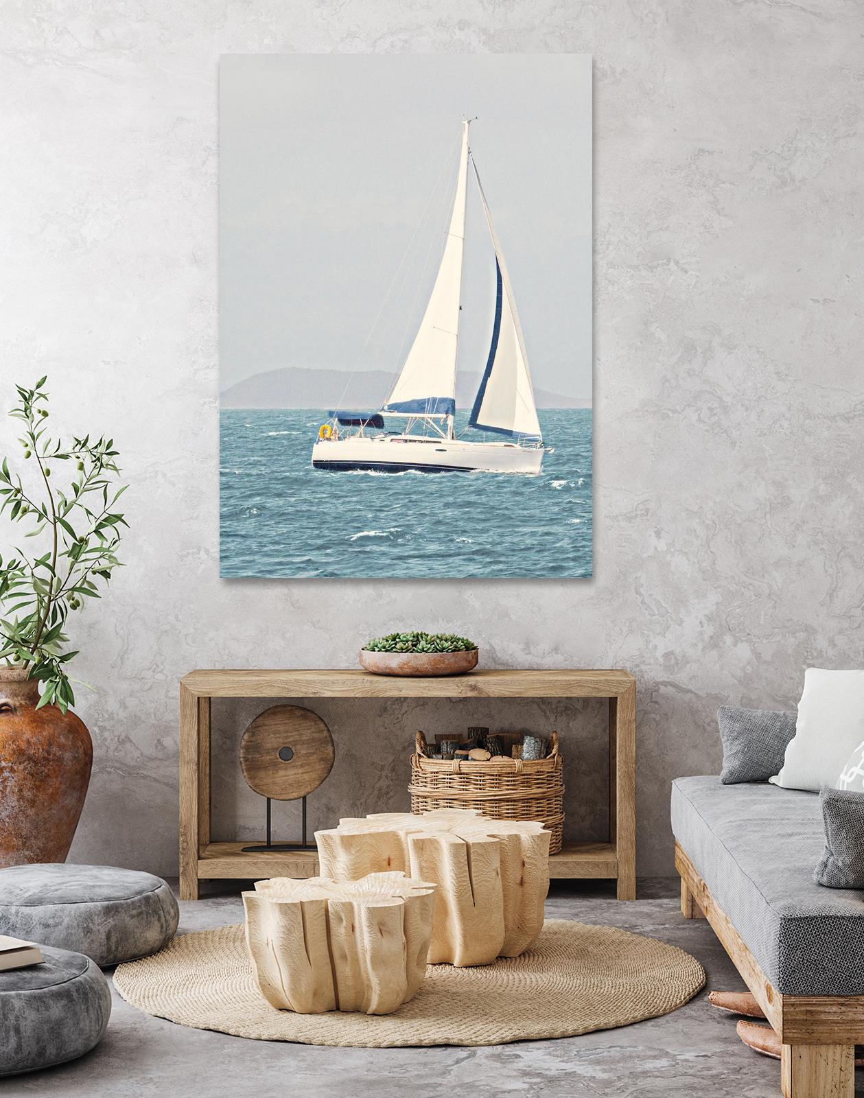Sailing The Ocean by Kathy Mansfield on GIANT ART - coastal