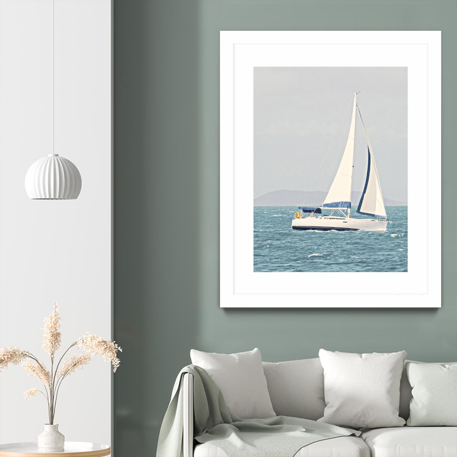 Sailing The Ocean by Kathy Mansfield on GIANT ART - coastal