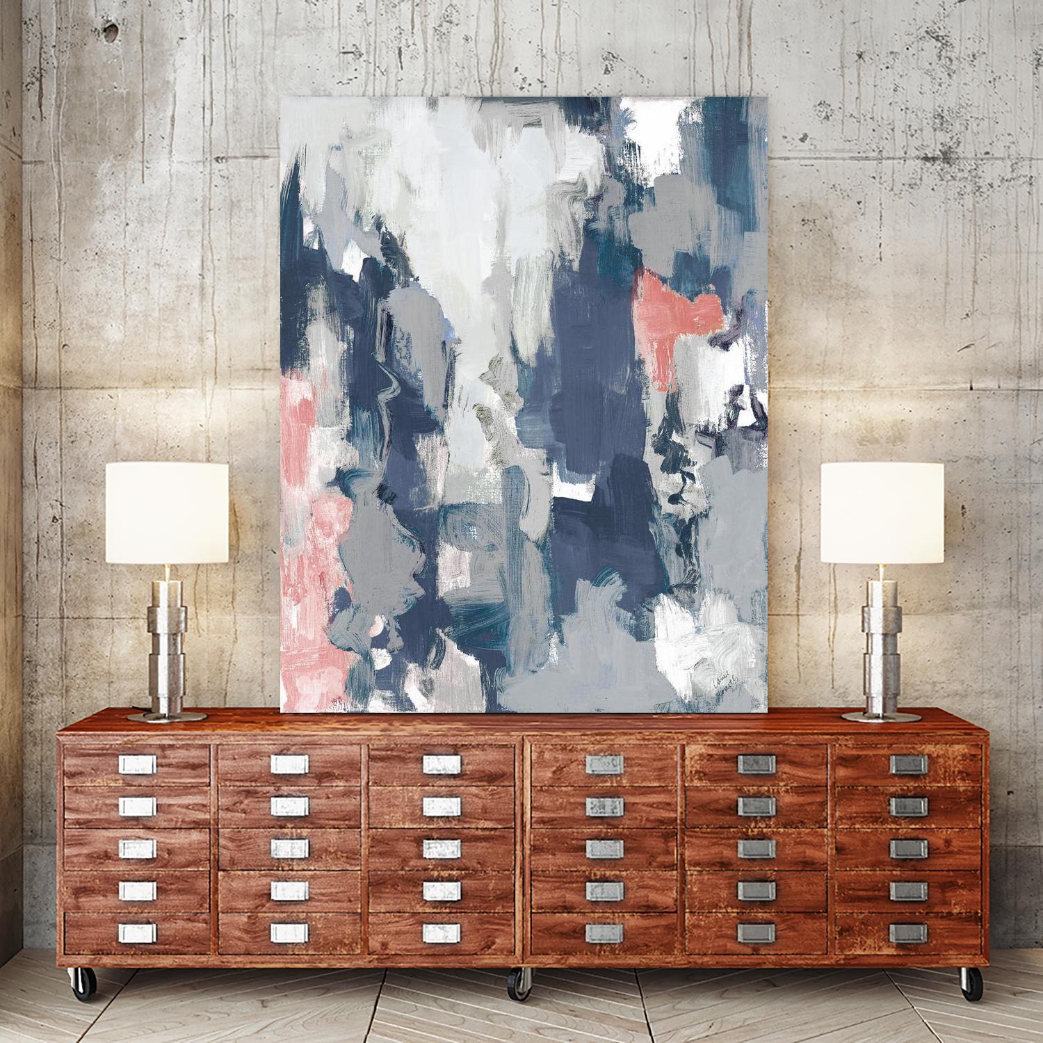 Blue Serenade Abstract by Lanie Loreth on GIANT ART - blue abstract