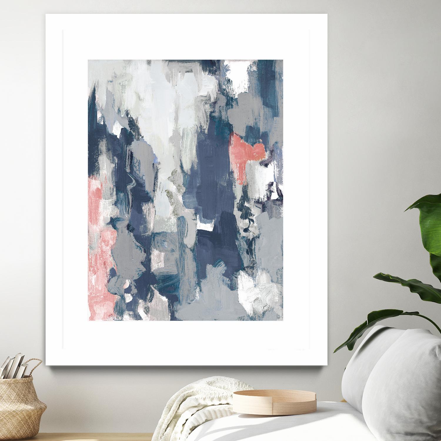 Blue Serenade Abstract by Lanie Loreth on GIANT ART - blue abstract