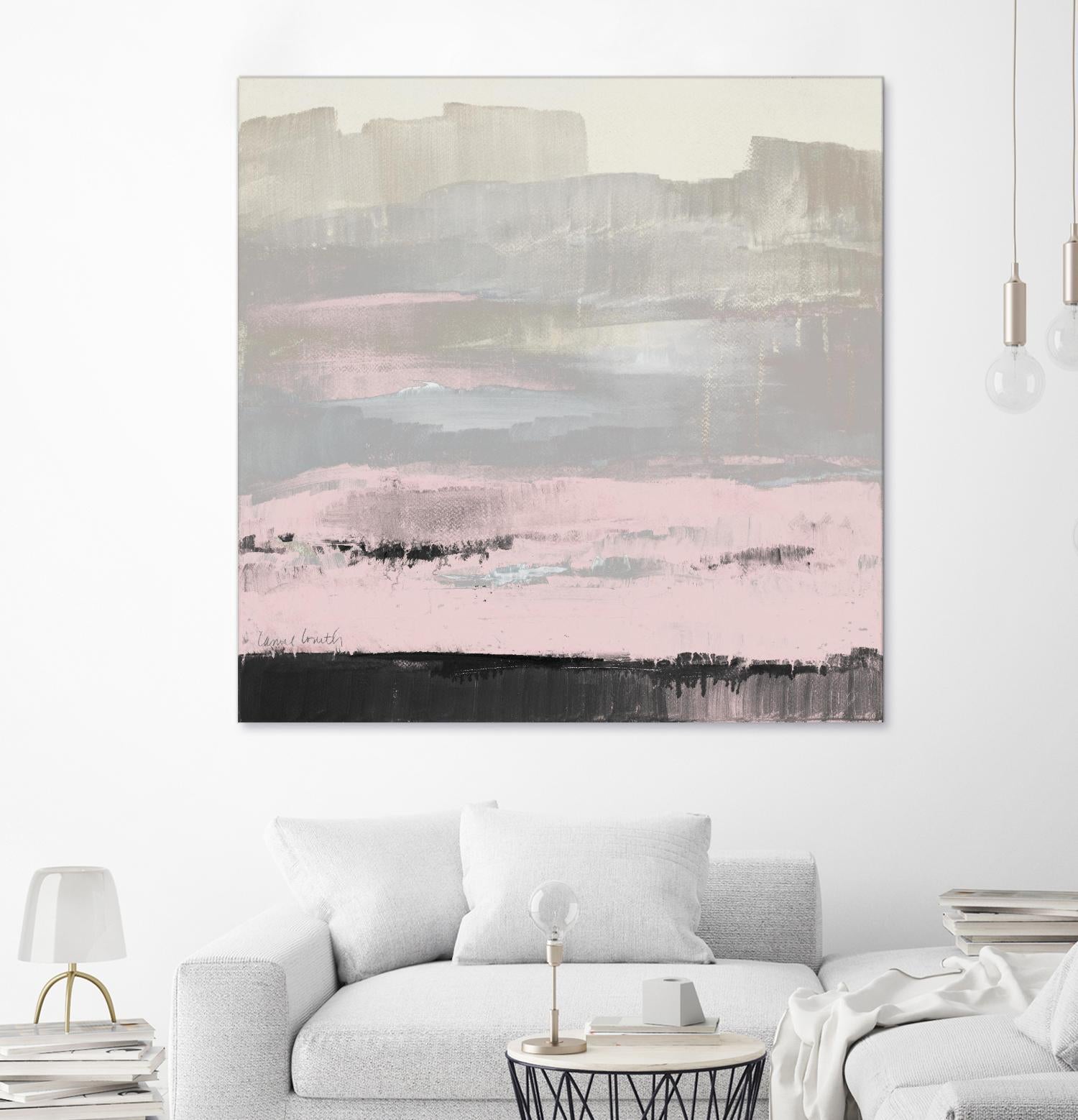 In the Distance (Pink) by Lanie Loreth on GIANT ART - abstract