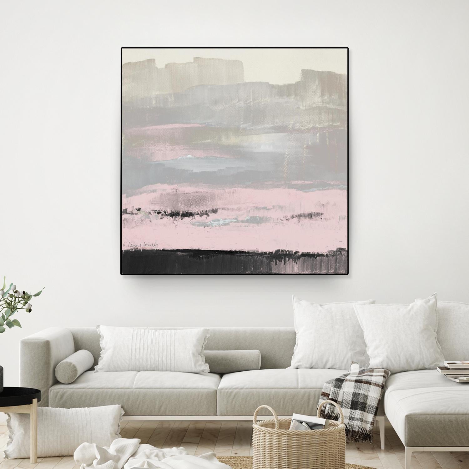 In the Distance (Pink) by Lanie Loreth on GIANT ART - abstract