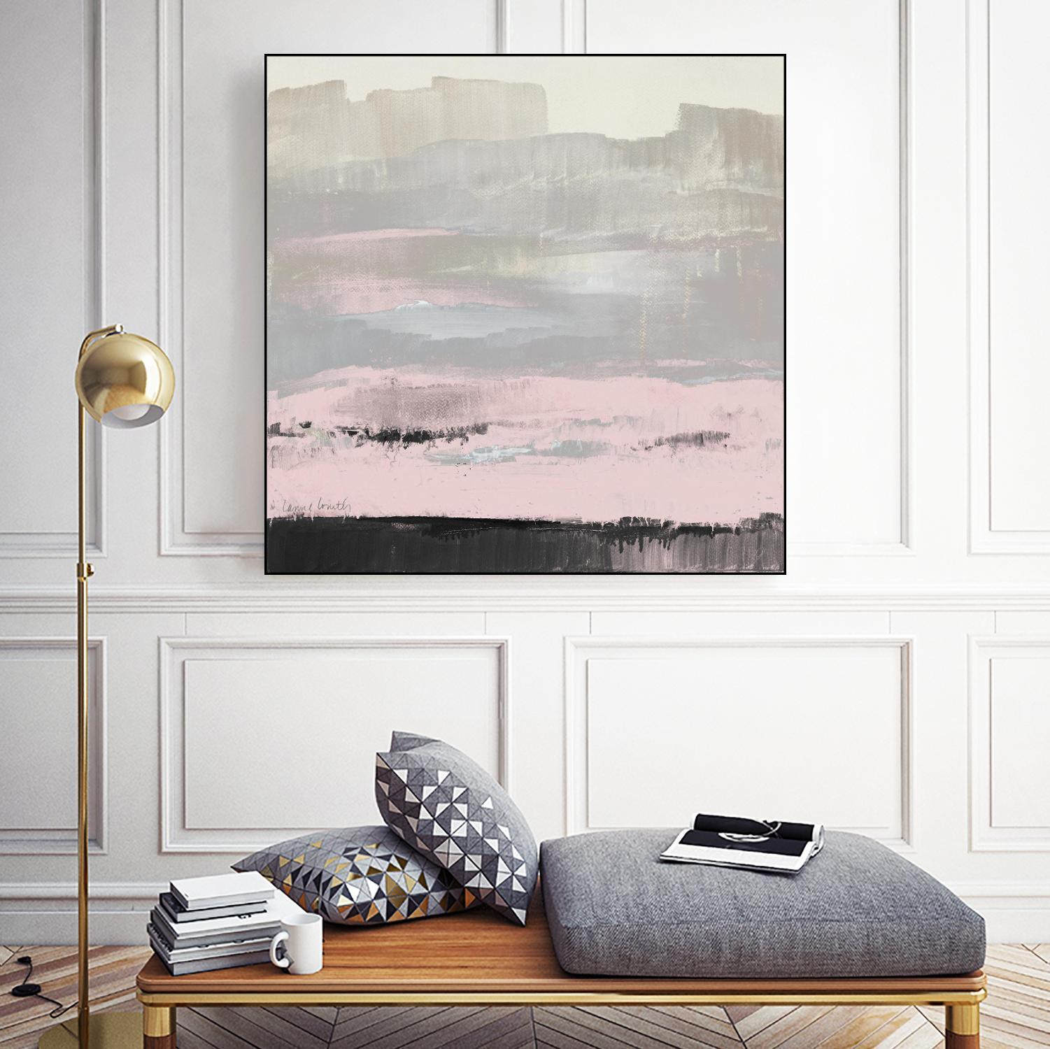In the Distance (Pink) by Lanie Loreth on GIANT ART - abstract