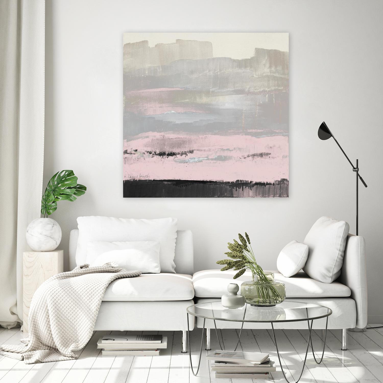 In the Distance (Pink) by Lanie Loreth on GIANT ART - abstract