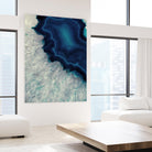 Up Close Blue Mineral I by Susan Bryant on GIANT ART - abstract