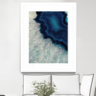 Up Close Blue Mineral I by Susan Bryant on GIANT ART - abstract