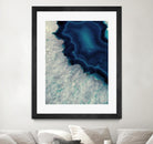 Up Close Blue Mineral I by Susan Bryant on GIANT ART - abstract