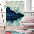 Up Close Blue Mineral II by Susan Bryant on GIANT ART - abstract