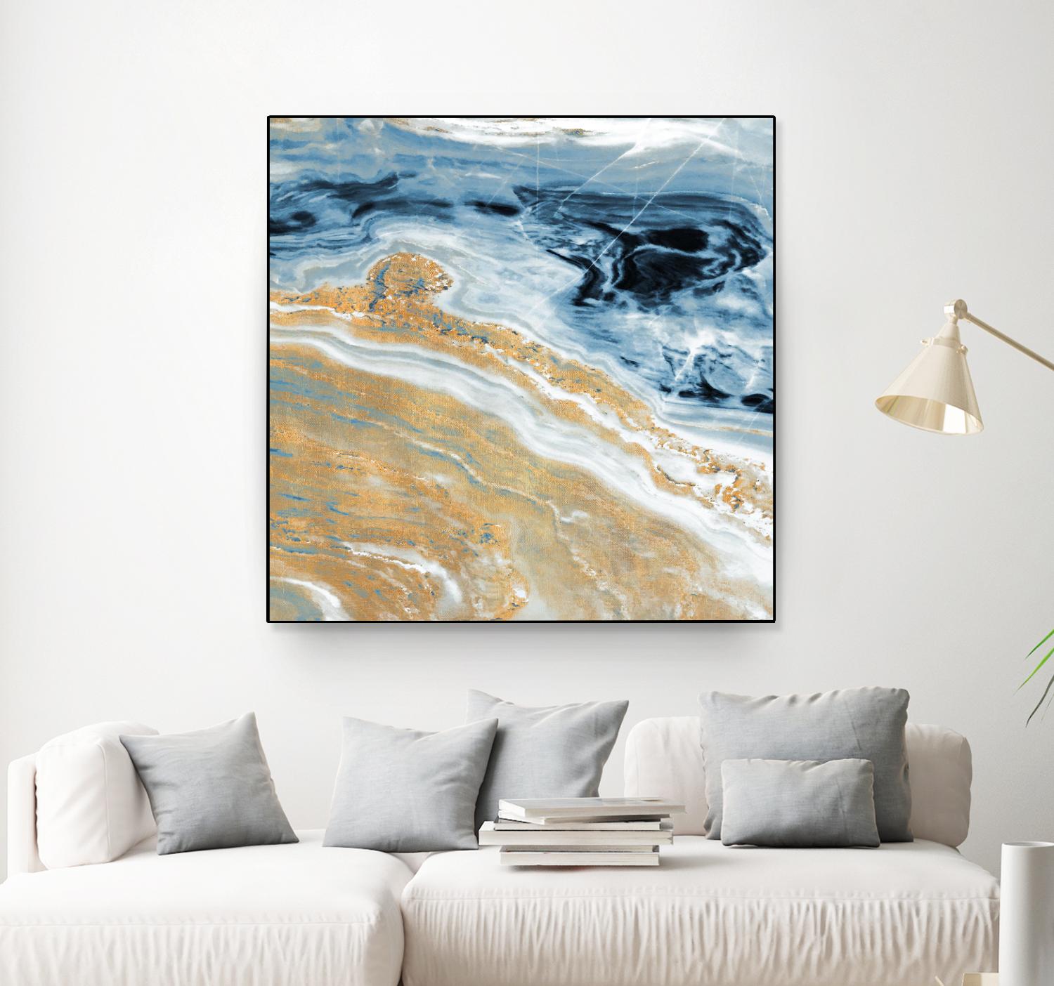 Clear Water With Gold I by Susan Bryant on GIANT ART - coastal photography