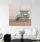 Whitewashed Lifeguard Stand by Susan Bryant on GIANT ART - coastal photography