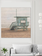 Whitewashed Lifeguard Stand by Susan Bryant on GIANT ART - coastal photography