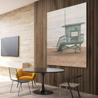 Whitewashed Lifeguard Stand by Susan Bryant on GIANT ART - coastal photography