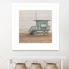Whitewashed Lifeguard Stand by Susan Bryant on GIANT ART - coastal photography