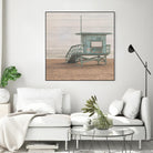 Whitewashed Lifeguard Stand by Susan Bryant on GIANT ART - coastal photography