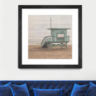 Whitewashed Lifeguard Stand by Susan Bryant on GIANT ART - coastal photography