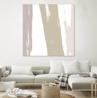 Gray Strokes I by Megan Morris on GIANT ART - abstract