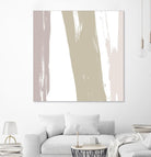 Gray Strokes I by Megan Morris on GIANT ART - abstract