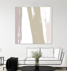 Gray Strokes I by Megan Morris on GIANT ART - abstract