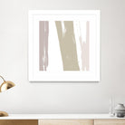 Gray Strokes I by Megan Morris on GIANT ART - abstract