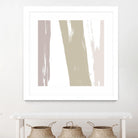 Gray Strokes I by Megan Morris on GIANT ART - abstract