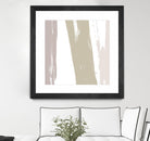 Gray Strokes I by Megan Morris on GIANT ART - abstract