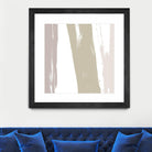 Gray Strokes I by Megan Morris on GIANT ART - abstract