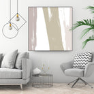 Gray Strokes I by Megan Morris on GIANT ART - abstract