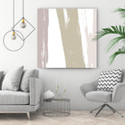 Gray Strokes I by Megan Morris on GIANT ART - abstract