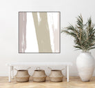 Gray Strokes I by Megan Morris on GIANT ART - abstract