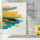 Amber Gold Vertical II by Lanie Loreth on GIANT ART - gold abstract