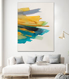 Amber Gold Vertical II by Lanie Loreth on GIANT ART - gold abstract