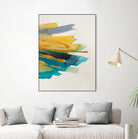 Amber Gold Vertical II by Lanie Loreth on GIANT ART - gold abstract