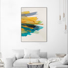 Amber Gold Vertical II by Lanie Loreth on GIANT ART - gold abstract