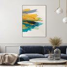 Amber Gold Vertical II by Lanie Loreth on GIANT ART - gold abstract