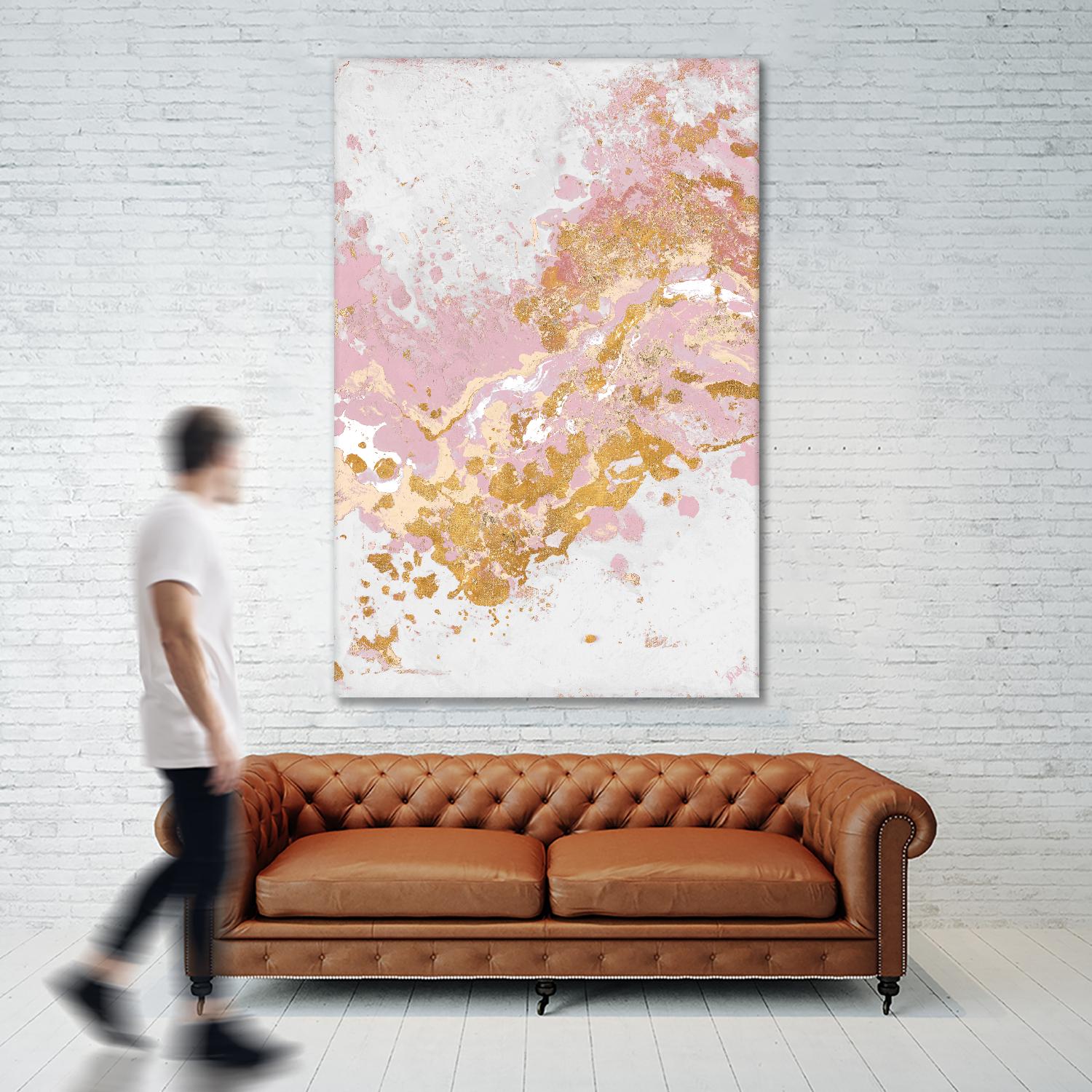 Pink Turbulence by Patricia Pinto on GIANT ART - pink abstract